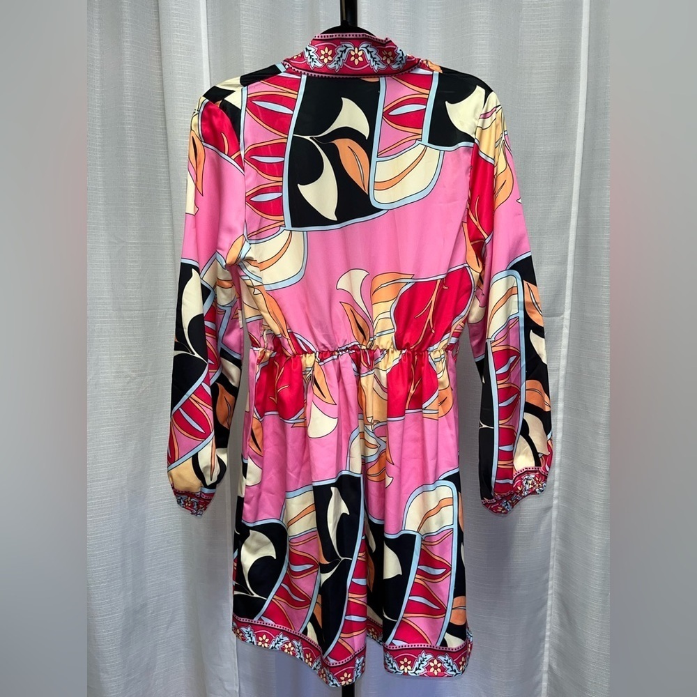 Sundayup pink pattern dress | size Small - Picture 4 of 6